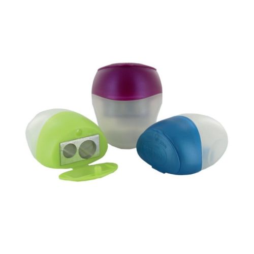 Двойна острилка с контейнер KUM Pencil-Pal Metallic, ф 8/11 мм, цветна — Joya.bg