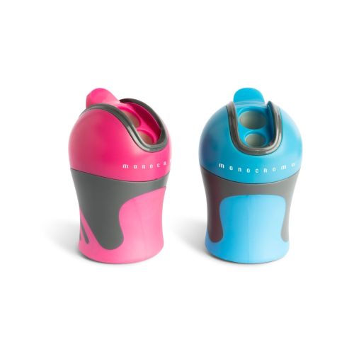 Двойна острилка с контейнер PIGNA Monocromo Temperino, ф 8/12 мм, синя — Joya.bg 1