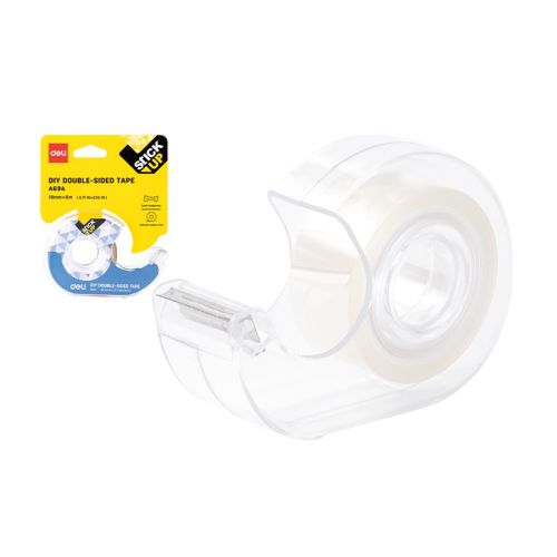 Двойнолепяща лента Deli Stick Up EA694, 18 мм х 6 м, с диспенсър — Joya.bg 1