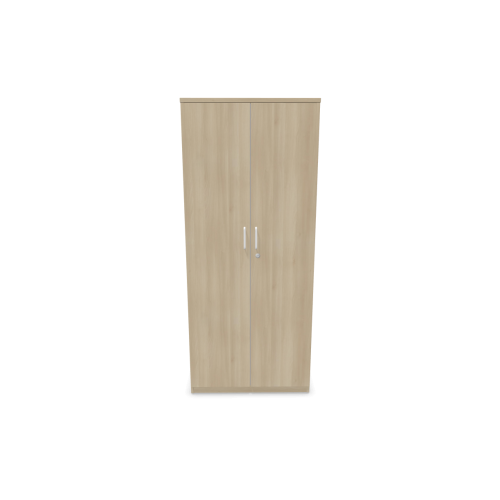 Двукрилен гардероб Easy Space D2, 800х445х1895мм, ПДЧ 25 мм, бяла метална дръжка, акация 1