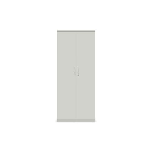 Двукрилен гардероб Easy Space D2, 800х445х1895мм, ПДЧ 25 мм, бяла метална дръжка, бял 1