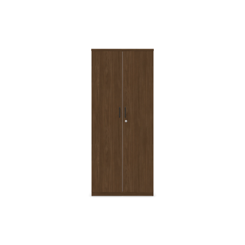 Двукрилен гардероб Easy Space D2, 800х445х1895мм, ПДЧ 25 мм, черна метална дръжка, орех Линкълн 1