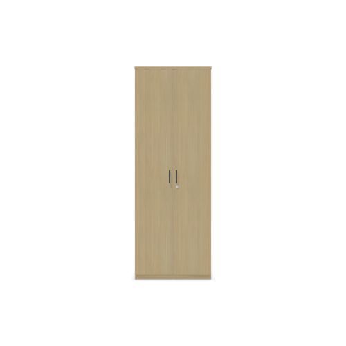 Двукрилен гардероб Easy Space D2, 800х445х2225мм, ПДЧ 25 мм, черна метална дръжка, дъб Кайзерберг 1