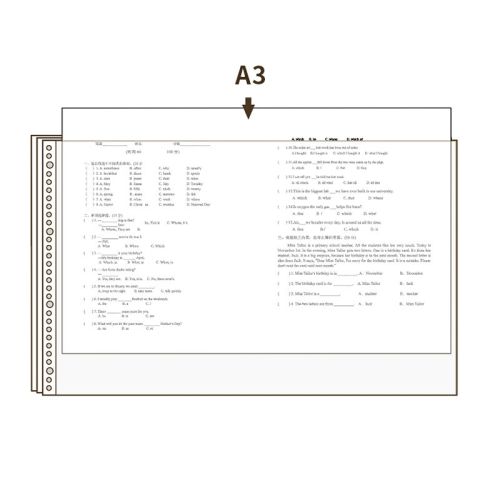 Джоб с европерфорация Deli Start, 72616, А3, хоризонтален, РР 40 mic, кристал, 20 бр. — Joya.bg 1
