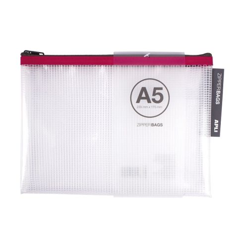 Джоб с цип APLI, A5, материал EVA, прозрачен — Joya.bg 1