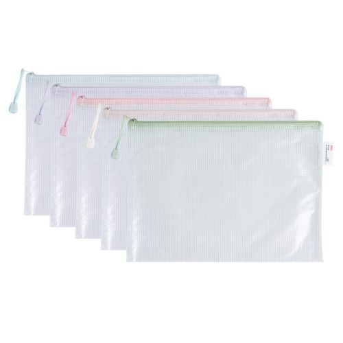 Джоб с цип Deli, EF280, A4, PVC 230 mic, полупрозрачен — Joya.bg 1