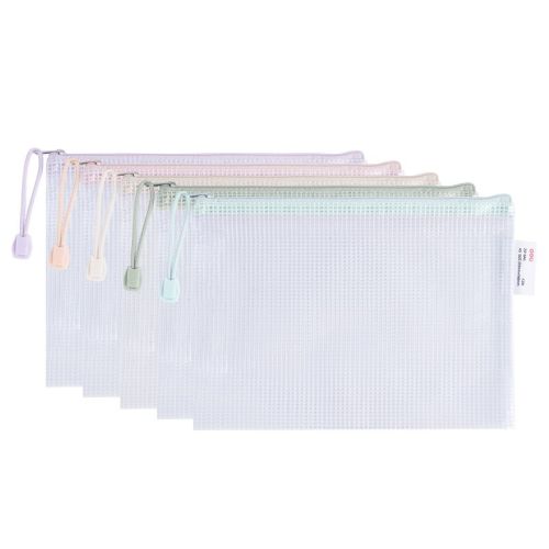 Джоб с цип Deli, EF281, A5, PVC 230 mic, полупрозрачен 1