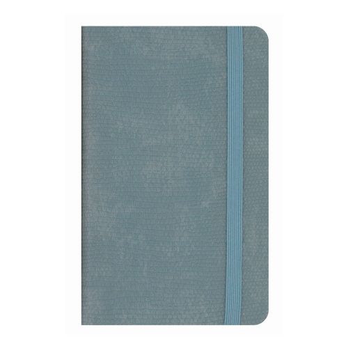 Джобен бележник с ластик LASTVA Play, A6, 96 л., линиран офсет 80 г, твърда термо PU корица, сив — Joya.bg