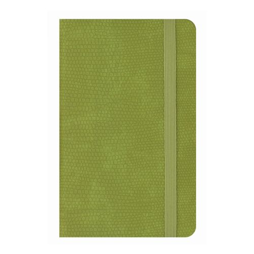 Джобен бележник с ластик LASTVA Play, A6, 96 л., линиран офсет 80 г, твърда термо PU корица, зелен — Joya.bg
