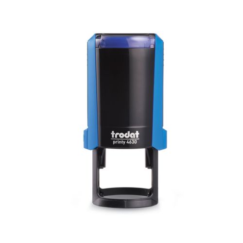 Печат Trodat Printy 4630, кръгъл, D30 мм, син тампон