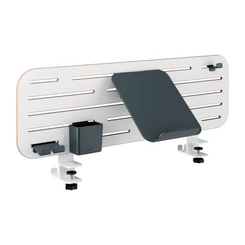Организационен панел за бюро Leitz Ergo Pegboard, с поставка за лаптоп, 80х25 см