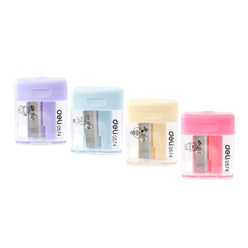 Единична острилка с контейнер Deli Comiko E0574, ф 8 мм, 26х21х33 мм, цветна — Joya.bg 1