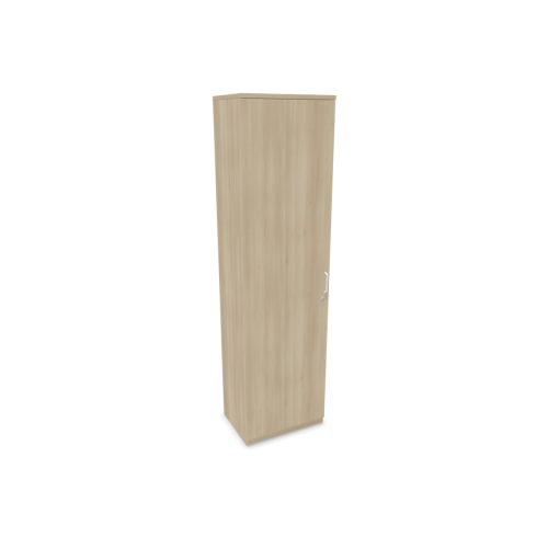 Еднокрилен гардероб Easy Space D1, 600х445х1895мм, ПДЧ 25 мм, бяла метална дръжка, акация 1