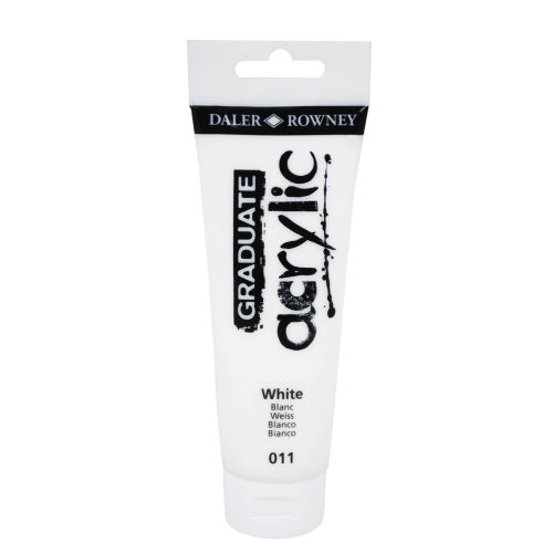 Акрилна боя DALER-ROWNEY Graduate, 120 мл, бяло (White)