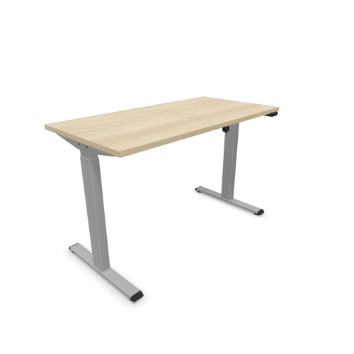 Електрическо бюро eComo Sit-Stand, сива рамка, 1200х600 мм, ПДЧ 25мм,акация — Joya.bg 1