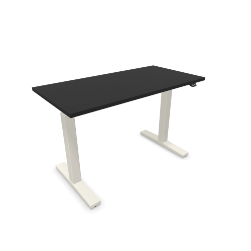 Електрическо бюро eUP2, бяла рамка, 1200х600 мм,ПДЧ 25 мм, черен графит — Joya.bg 1