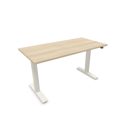 Електрическо бюро eUP2, бяла рамка, 1400х700 мм,ПДЧ 25 мм, акация — Joya.bg 1