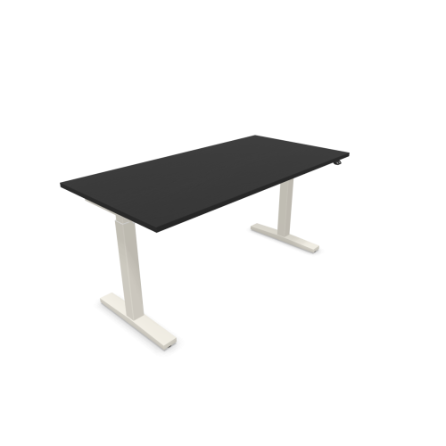 Електрическо бюро eUP2, бяла рамка,  1600х800 мм,ПДЧ 25 мм, черен графит — Joya.bg 1