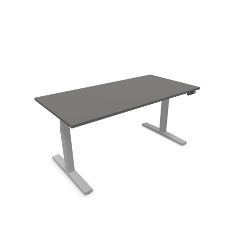 Електрическо бюро eUP3, сива рамка,  1600х800 мм,ПДЧ 25 мм, тъмносиво — Joya.bg 1