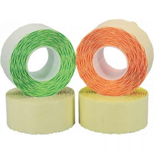 Етикети за маркиращи клещи, червени, 26х16 мм, ролка 900 бр. — Joya.bg