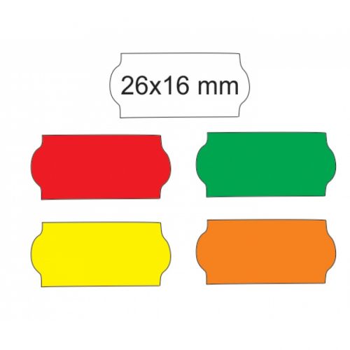 Етикети за маркиращи клещи Markin, зелени, 26х16 мм, ролка 1000 бр. — Joya.bg