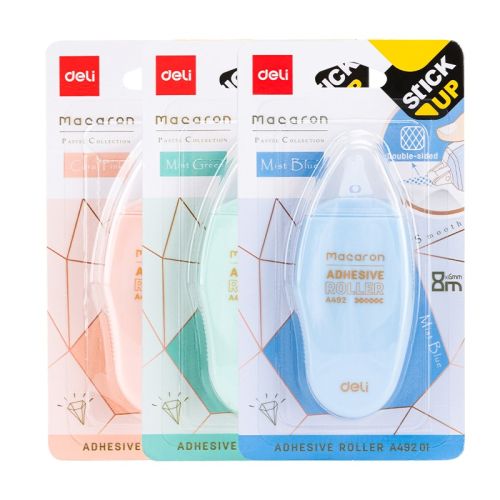 Лепило ролер Deli Stick Up Macaron EА49201, 6 мм х 8 м, блистер