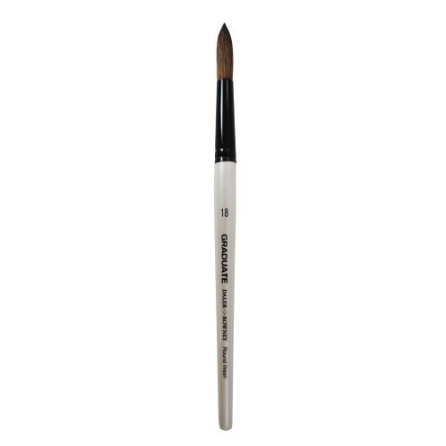 Четка за рисуване DALER-ROWNEY Graduate Pony/Synthetic Round Wash№18, кръгла, естествен и изк. косъм