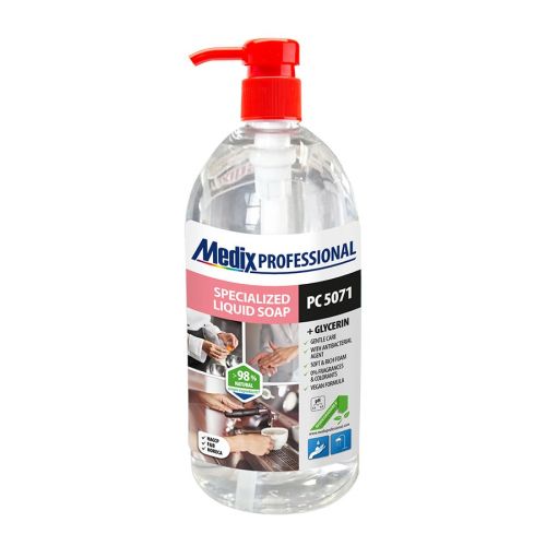 Течен сапун Medix Professional, PC 507, антибактериален, без аромат, 1 л