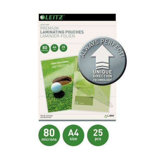 Фолио за ламиниране LEITZ UDT А4, 216x303 мм, 2х80 mic, кутия 25 л. — Joya.bg