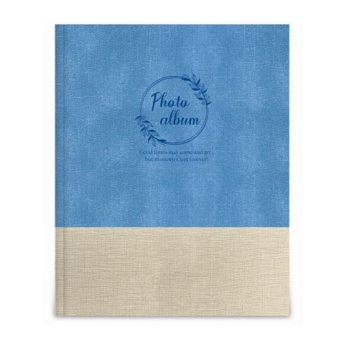 Фотоалбум LASTVA Adore за 200 снимки, термо PU корица, B4, 260х305 мм, син — Joya.bg 1