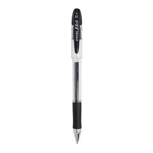 Гелова химикалка Penac FX-1, с грип, 0.7 мм, черна 1