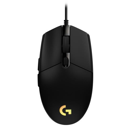 Геймърска мишка Logitech G102 LightSync, USB, с кабел, 8000 dpi, 6 бутона, с подсветка, черна 1