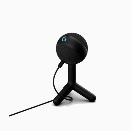 Геймърски микрофон Logitech Yeti Orb, за компютър, USB, с подсветка, черен 1