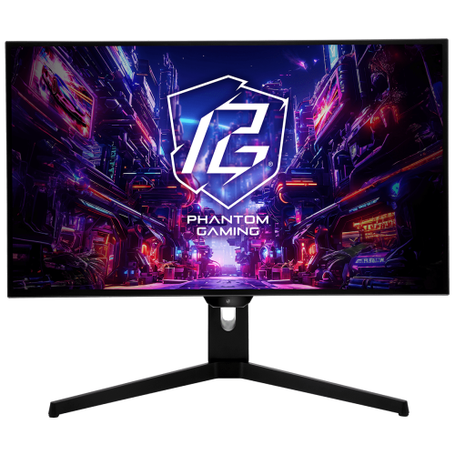 Геймърски монитор ASRock PGO27QFS, 27&quot;, LED, FHD, 1920x1080, AG, HDMI, DisplayPort, USB-C 3.2, черен 1