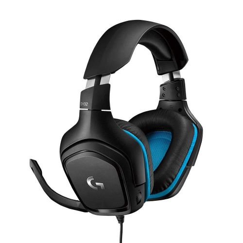 Геймърски слушалки Logitech G432, с микрофон, USB, 3.5 мм жак (м), кабел 2 м, черни 1
