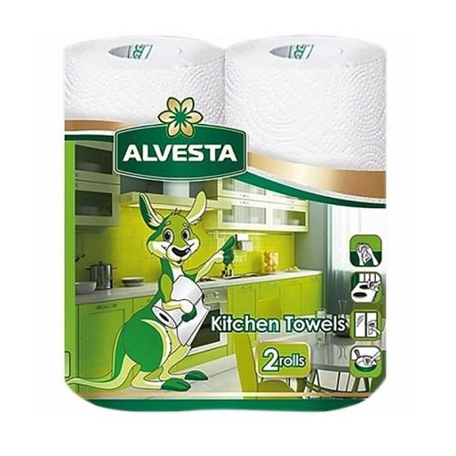 Хартиена кухненска ролка Alvesta, 2 пласта, опаковка 2 ролки — Joya.bg 1