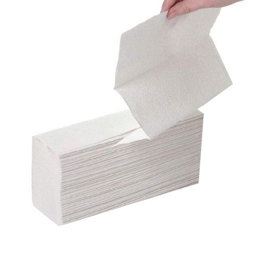 Хартиени кърпи за ръце Alvesta, Z сгъвка, 20х23 см,  2 пласта, бели, 180 къса — Joya.bg