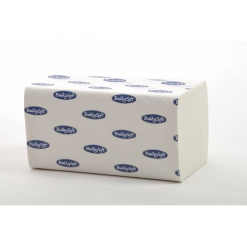 Хартиени кърпи за ръце Bulky Soft 84450, V сгъвка, 20.5х21.5см, 2 пласта, 200 къса — Joya.bg 1