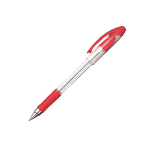 Химикалка Penac SOFT GLIDER, с грип, 0.7 мм, червена — Joya.bg 1