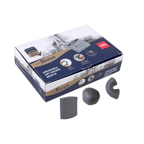 Хлебна гума Deli Nuevo EH02610, 42х42х12 мм, сива — Joya.bg 1