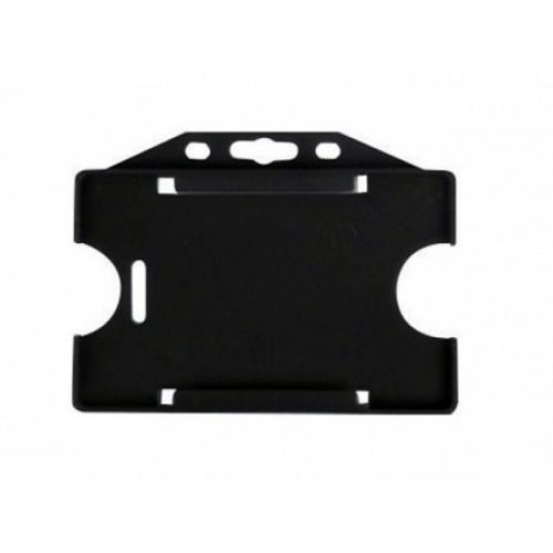 Хоризонтален бадж-панел, PVC, 85x55 мм, черен — Joya.bg