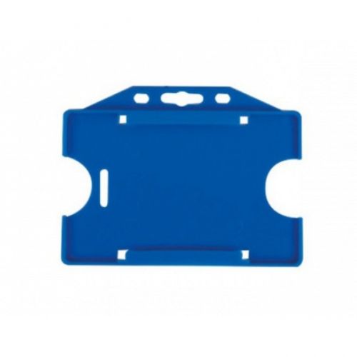 Хоризонтален бадж-панел, PVC, 85x55 мм, син — Joya.bg