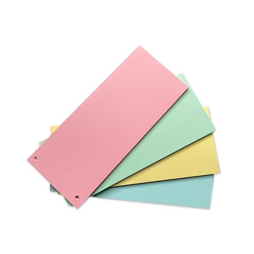 Хоризонтален разделител RedH, картон 160 г, 100х240 мм, 4 цвята х 25 л., 100 бр. — Joya.bg