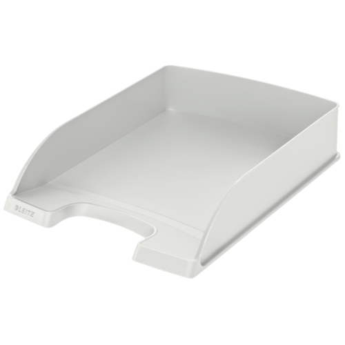 Хоризонтална поставка LEITZ Plus, Polystyrene, кристална, сива 1