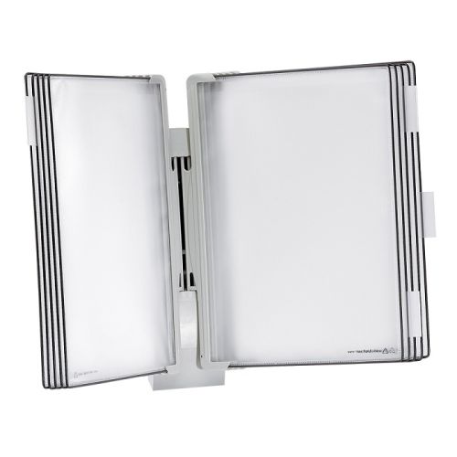 Информационна система за стена Djois, PP, А4, включва 10 PVC джоба със сива рамка — Joya.bg 1