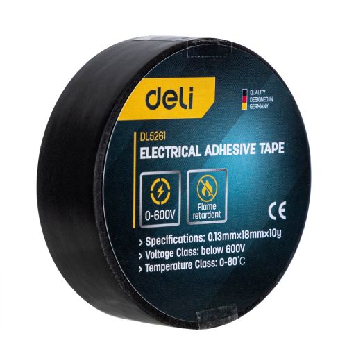 Изолирбанд Deli EDL5261, 18 мм х 9 м — Joya.bg 1