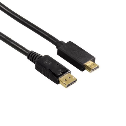 Кабел HAMA 54594 DisplayPort(м) към HDMI(м), ULTRA HD, 1.8 м, черен — Joya.bg 1