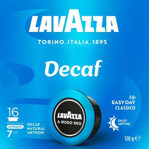 Кафе Lavazza A Modo Mio DEK CREMOSO, капсули, безкофеиново, кутия 16 бр. х 7.5 г