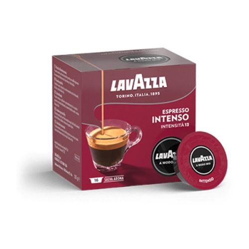 Кафе Lavazza A Modo Mio INTENSO, капсули, кутия 16 бр. х 7.5 г — Joya.bg