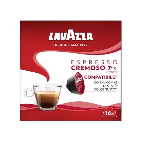 Кафе Lavazza Espresso CREMOSO compatible, капсули съвместими с машини Dolce Gusto, кутия 16 бр. — Joya.bg